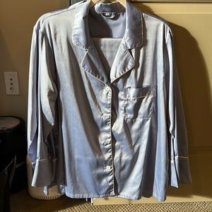 Large silky pjs - never worn! Just ordered more than needed